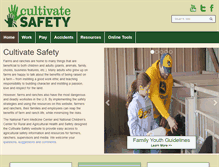 Tablet Screenshot of cultivatesafety.org
